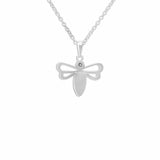 EverWith Ladies Bee Memorial Ashes Pendant with Fine Crystal