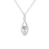 EverWith Ladies Protect Memorial Ashes Pendant with Fine Crystals