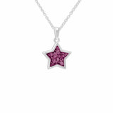 EverWith Ladies Star Memorial Ashes Pendant Violet
