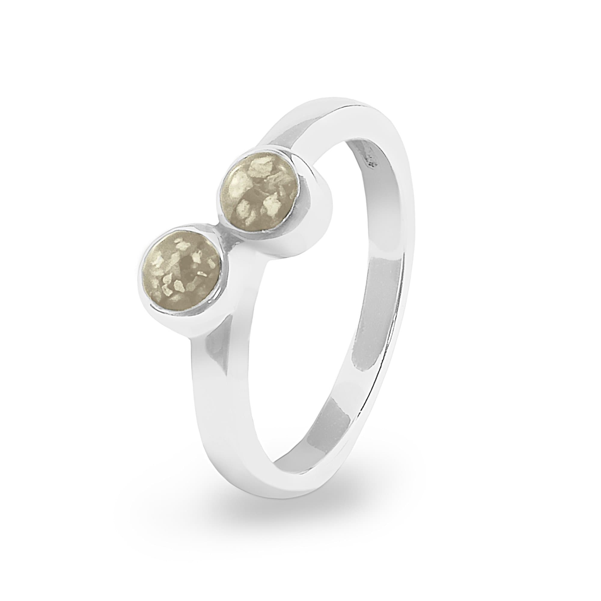 EverWith Ladies Inspire Memorial Ashes Ring Transparent