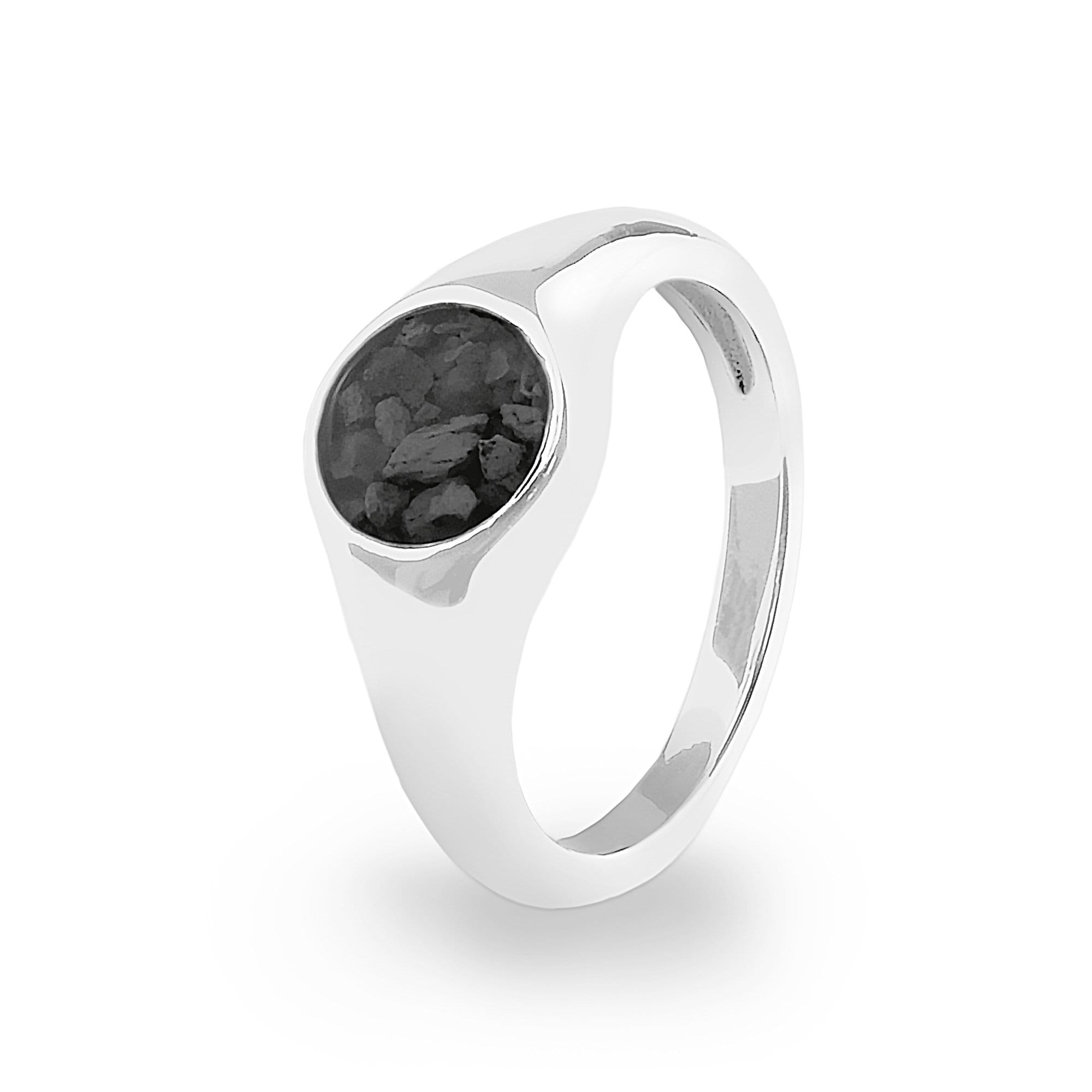 EverWith Unisex Pride Memorial Ashes Ring Black