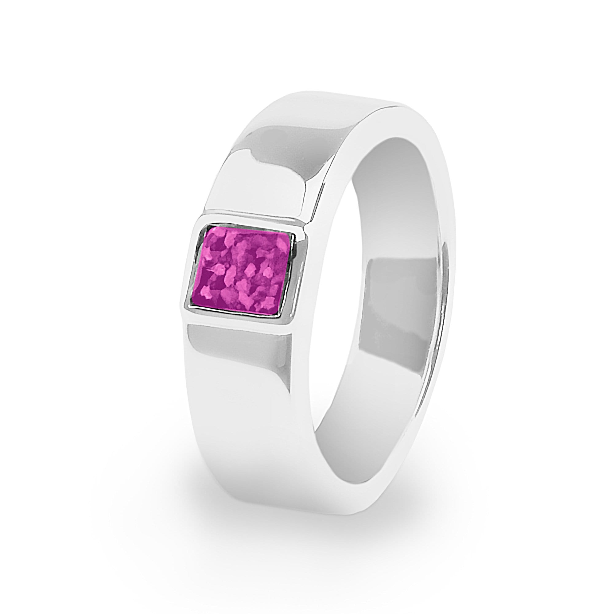 EverWith Unisex Strength Memorial Ashes Ring Pink