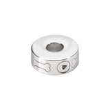 EverWith Self-fill Round Dog Bone Memorial Ashes Charm Bead