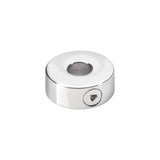 EverWith Self-fill Round Plain Memorial Ashes Charm Bead