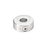 EverWith Self-fill Round Cross Memorial Ashes Charm Bead