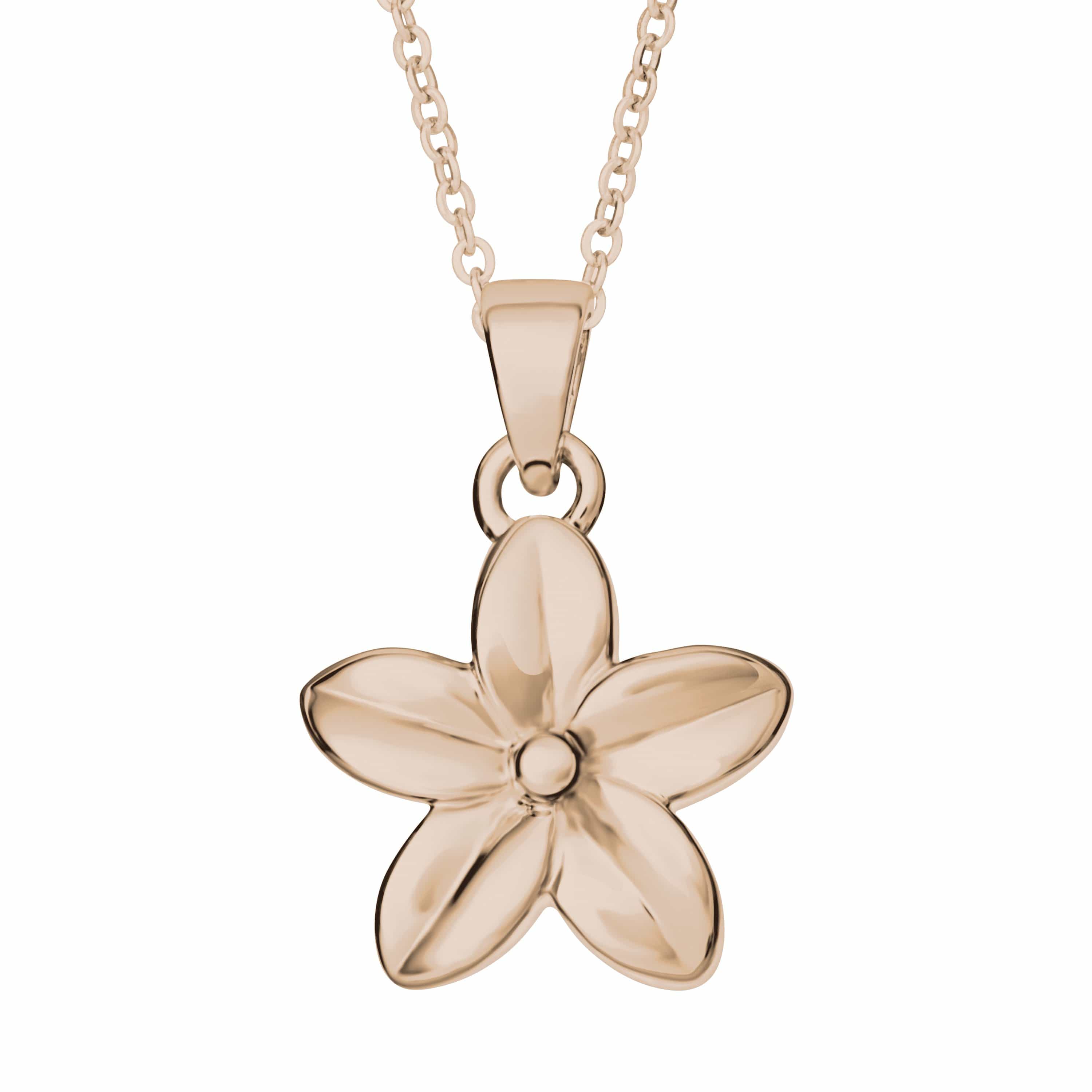 EverWith Self-fill Daisy Memorial Ashes Pendant 9k Rose Gold