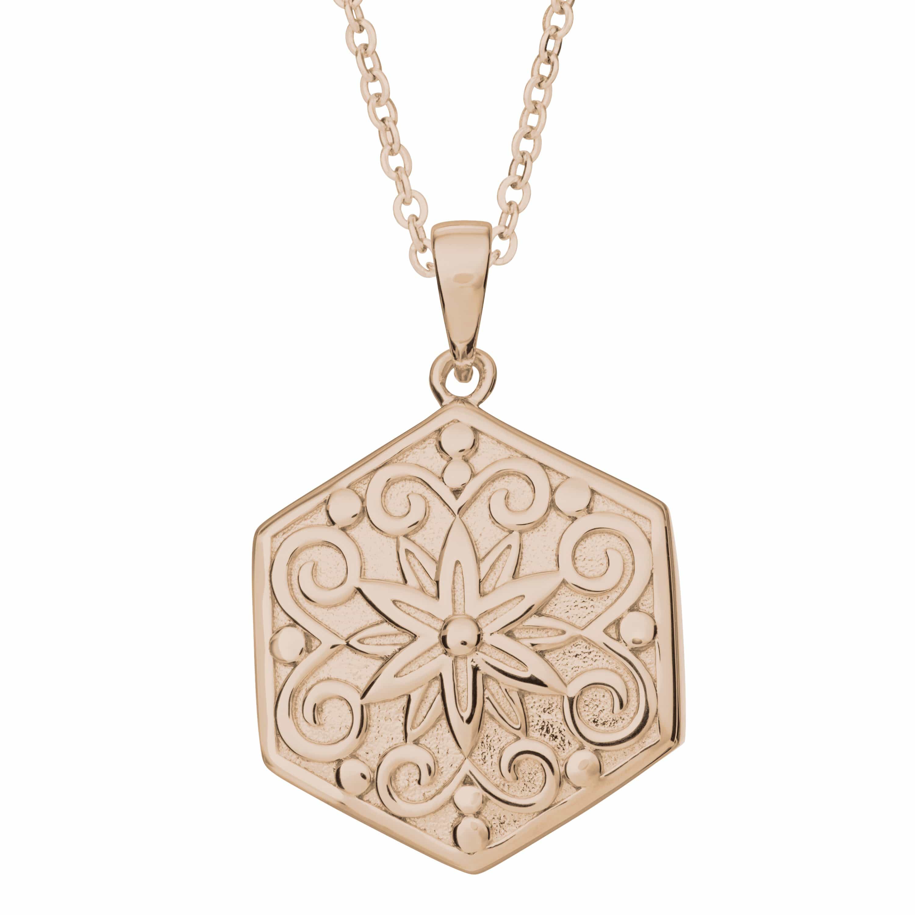 EverWith Self-fill Forever Treasured Memorial Ashes Pendant 9k Rose Gold