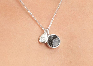 EverWith Birthstone Pendant - April / Clear Crystal