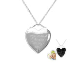 EverWith Always On My Mind Heart Shaped Sterling Silver Memorial Ashes Locket (New Style)