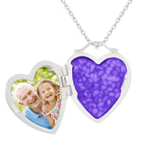 EverWith Always On My Mind Heart Shaped Sterling Silver Memorial Ashes Locket (New Style)