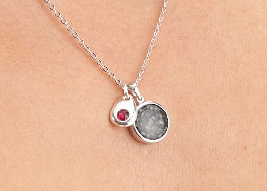 Load image into Gallery viewer, EverWith Birthstone Pendant - July / Ruby