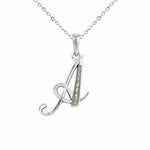 EverWith Alphabet Memorial Ashes Pendants Transparent