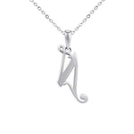EverWith Alphabet Memorial Ashes Pendant - Letter N