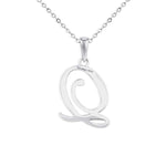 EverWith Alphabet Memorial Ashes Pendant - Letter Q