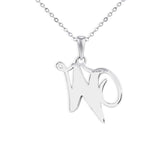 EverWith Alphabet Memorial Ashes Pendant - Letter W