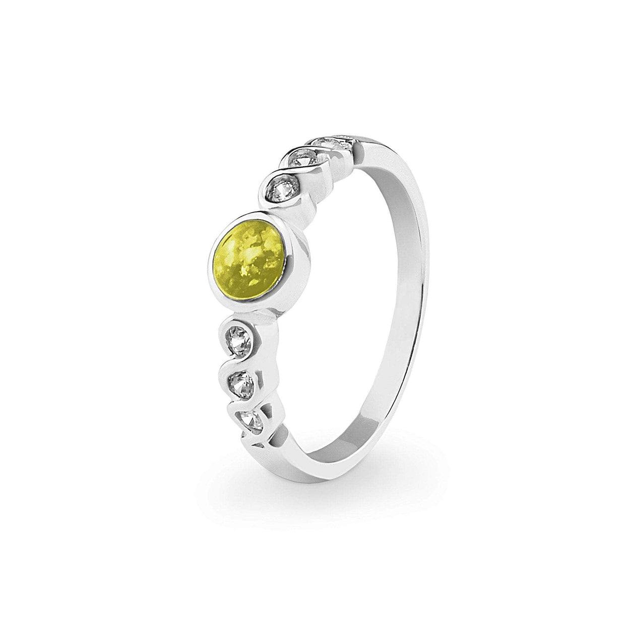 Load image into Gallery viewer, EverWith Ladies True Memorial Ashes Ring with Fine Crystals