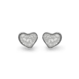 EverWith Cherish Memorial Ashes Earrings White