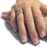 EverWith Ladies Classic Round Memorial Ashes Ring