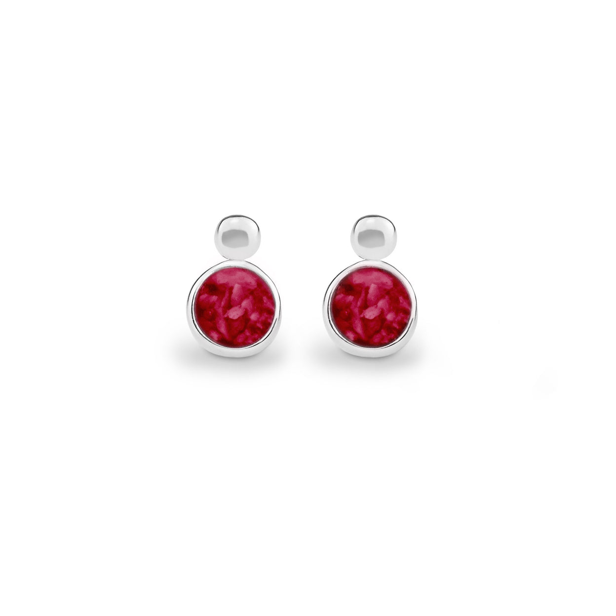 Load image into Gallery viewer, EverWith Delicate Drop Memorial Ashes Earrings