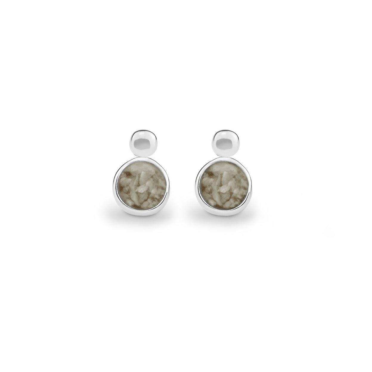 Load image into Gallery viewer, EverWith Delicate Drop Memorial Ashes Earrings