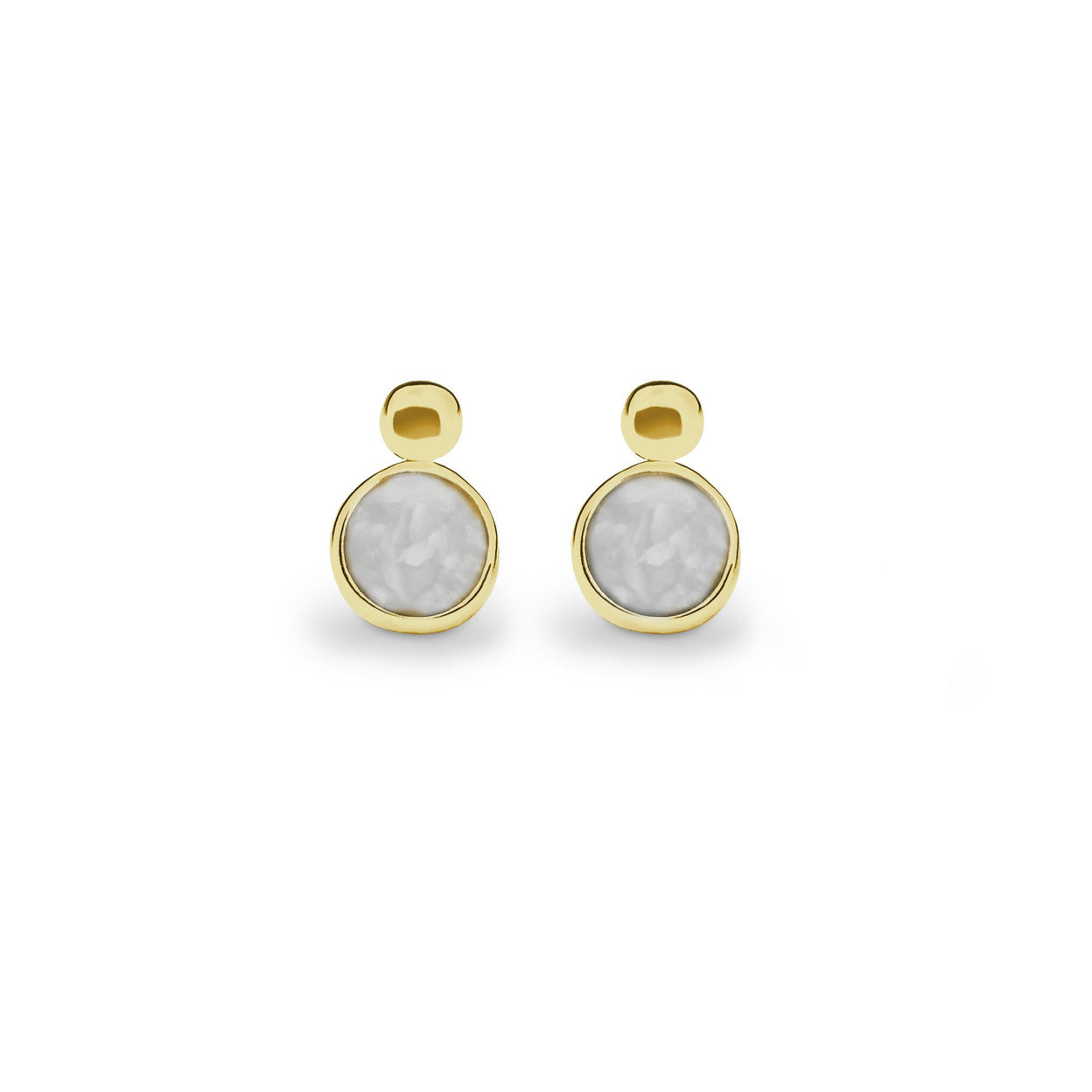 Load image into Gallery viewer, EverWith Delicate Drop Memorial Ashes Earrings