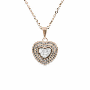 EverWith Ladies Cherish Memorial Ashes Pendant with Fine Crystals