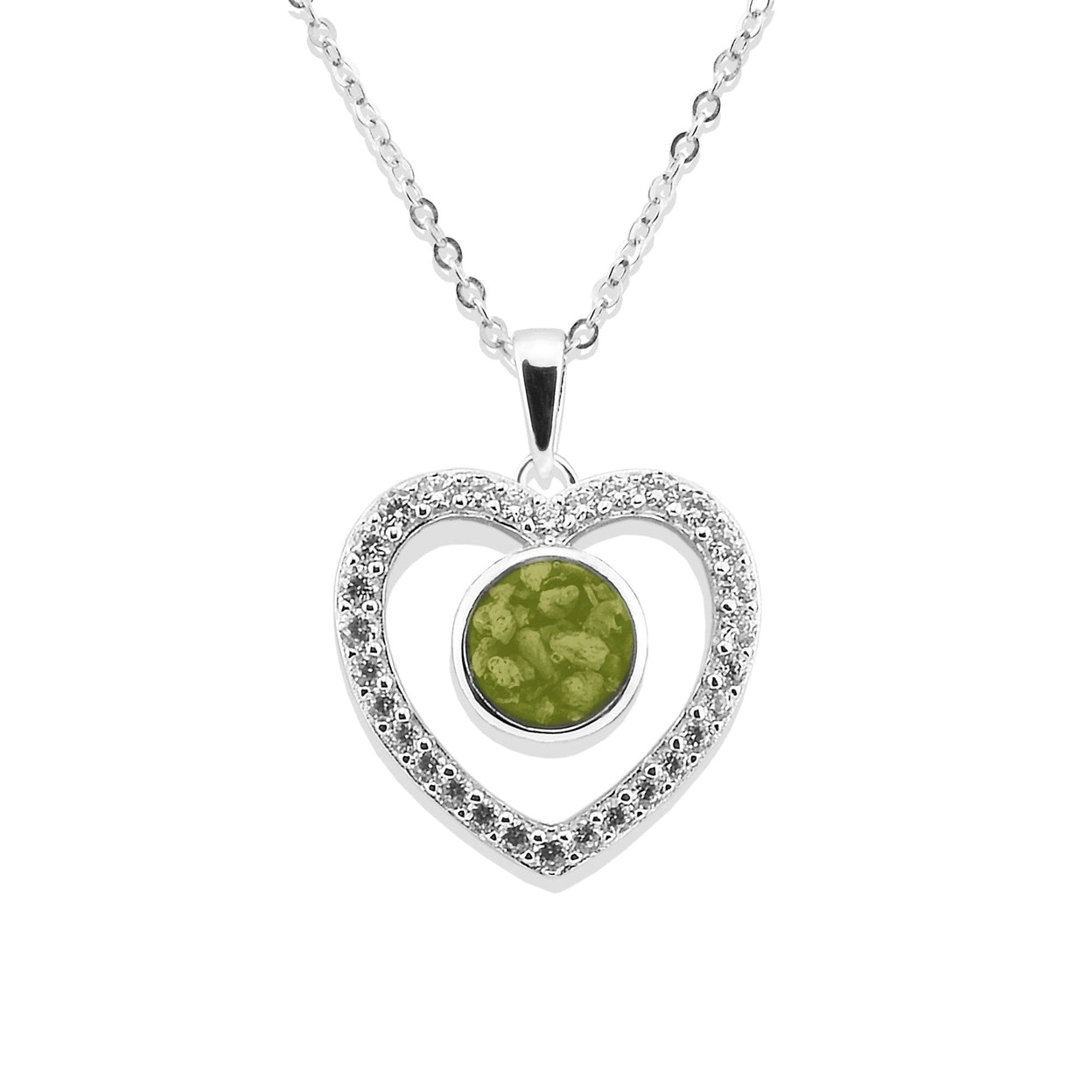 Load image into Gallery viewer, EverWith Ladies Forever Memorial Ashes Pendant with Fine Crystals