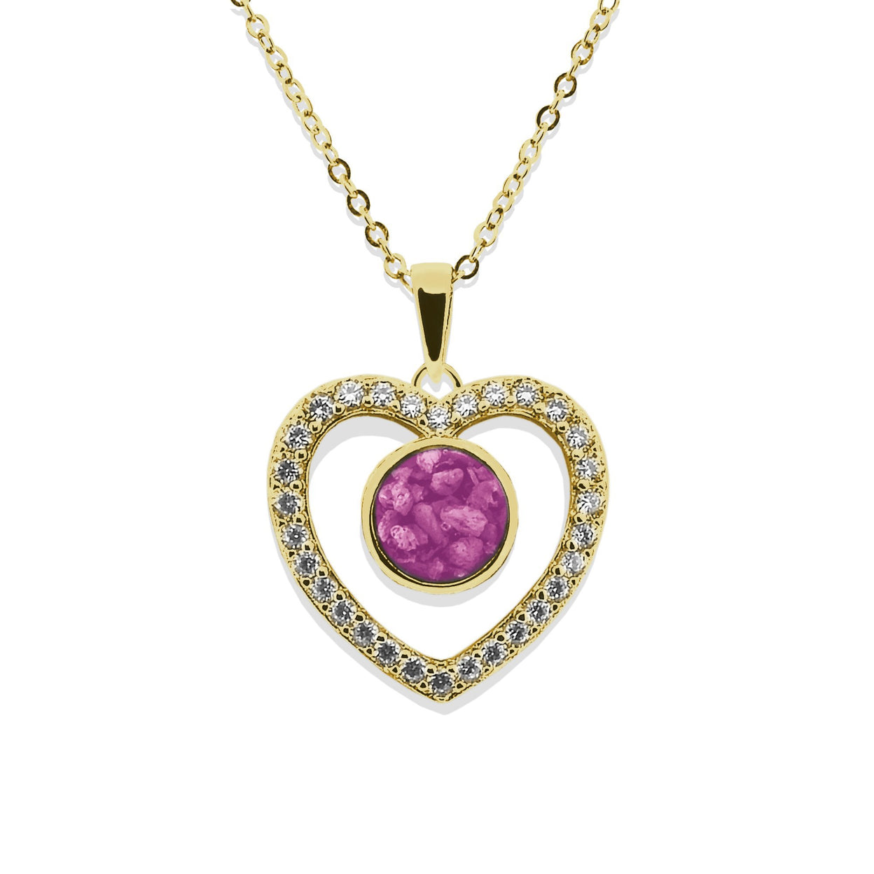 Load image into Gallery viewer, EverWith Ladies Forever Memorial Ashes Pendant with Fine Crystals