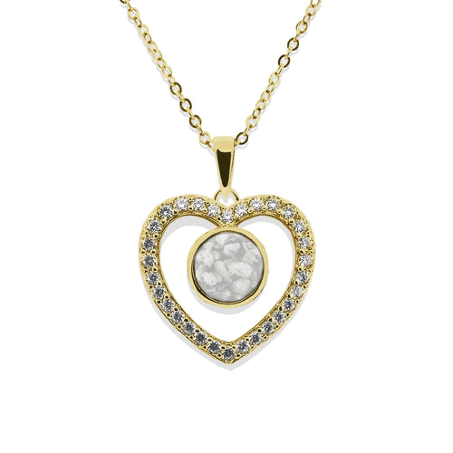 EverWith Ladies Forever Memorial Ashes Pendant with Fine Crystals