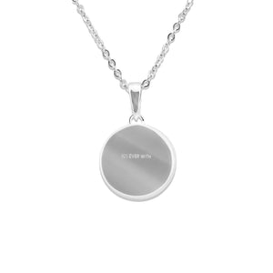 EverWith Ladies Classic Round Memorial Ashes Pendant