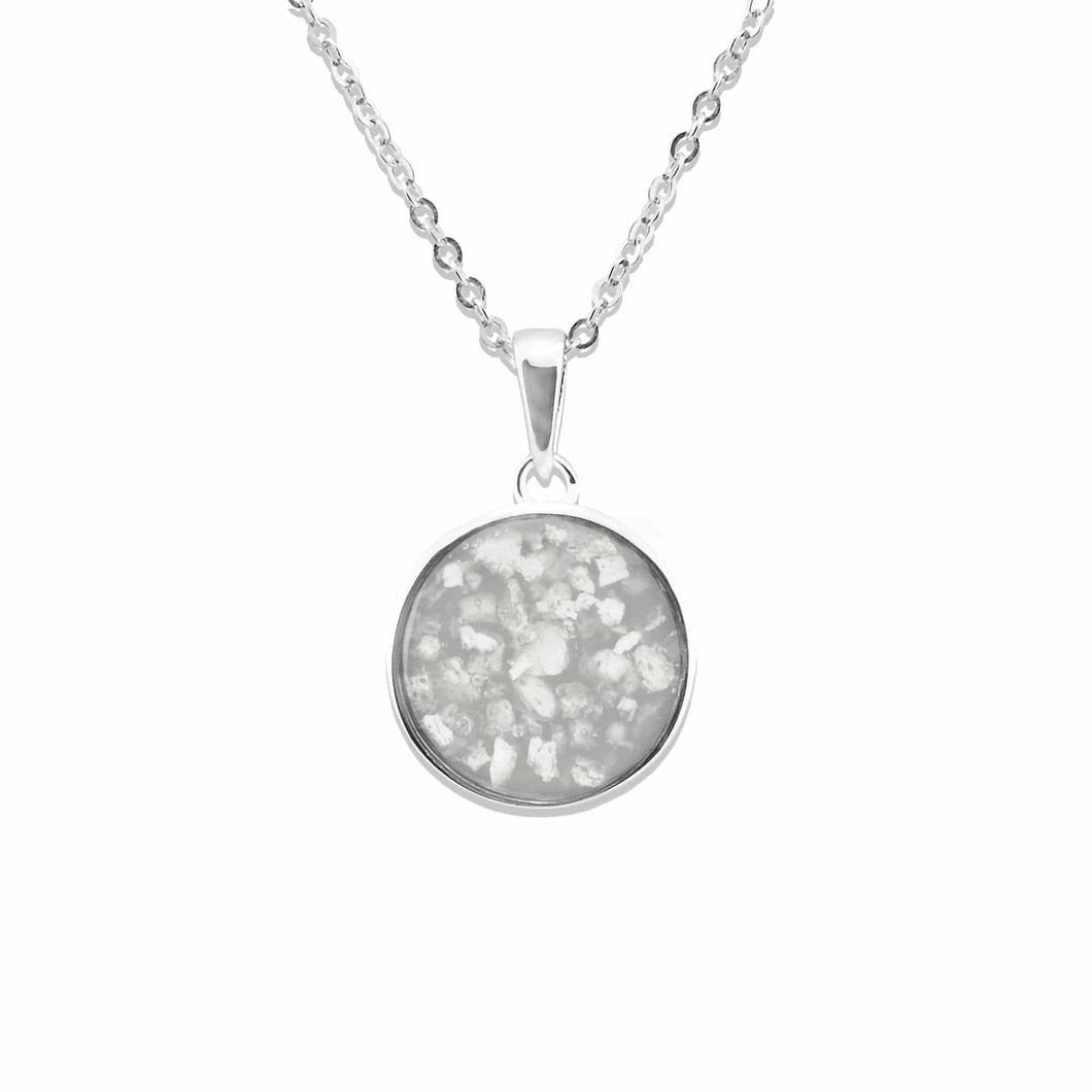 EverWith Ladies Classic Round Memorial Ashes Pendant