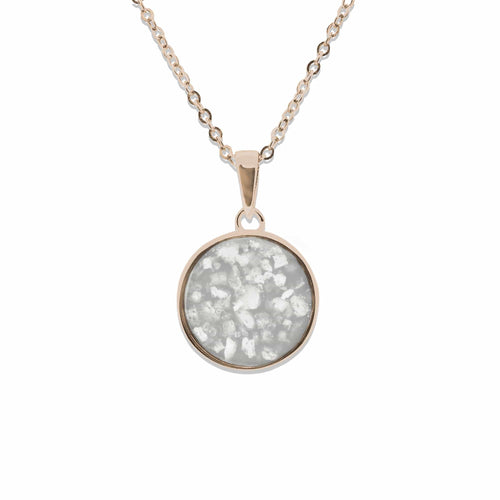 EverWith Ladies Classic Round Memorial Ashes Pendant