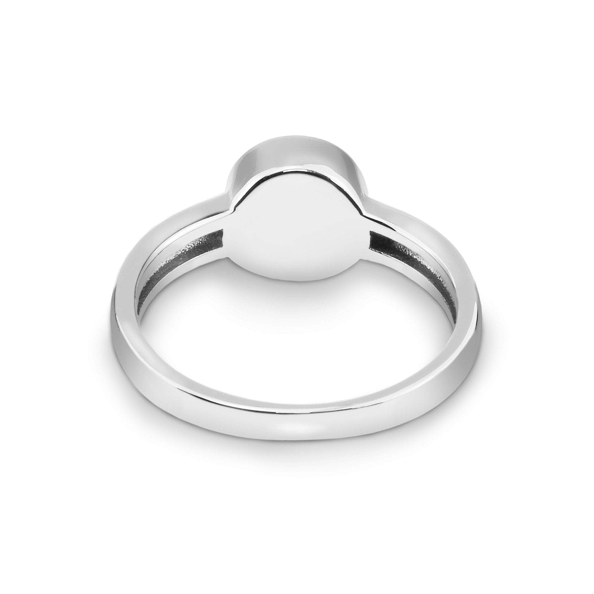 EverWith Ladies Classic Round Memorial Ashes Ring