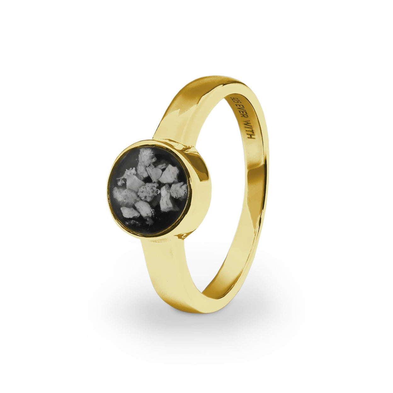 Load image into Gallery viewer, EverWith Ladies Classic Round Memorial Ashes Ring