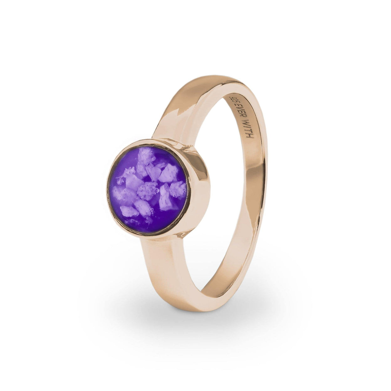 Load image into Gallery viewer, EverWith Ladies Classic Round Memorial Ashes Ring