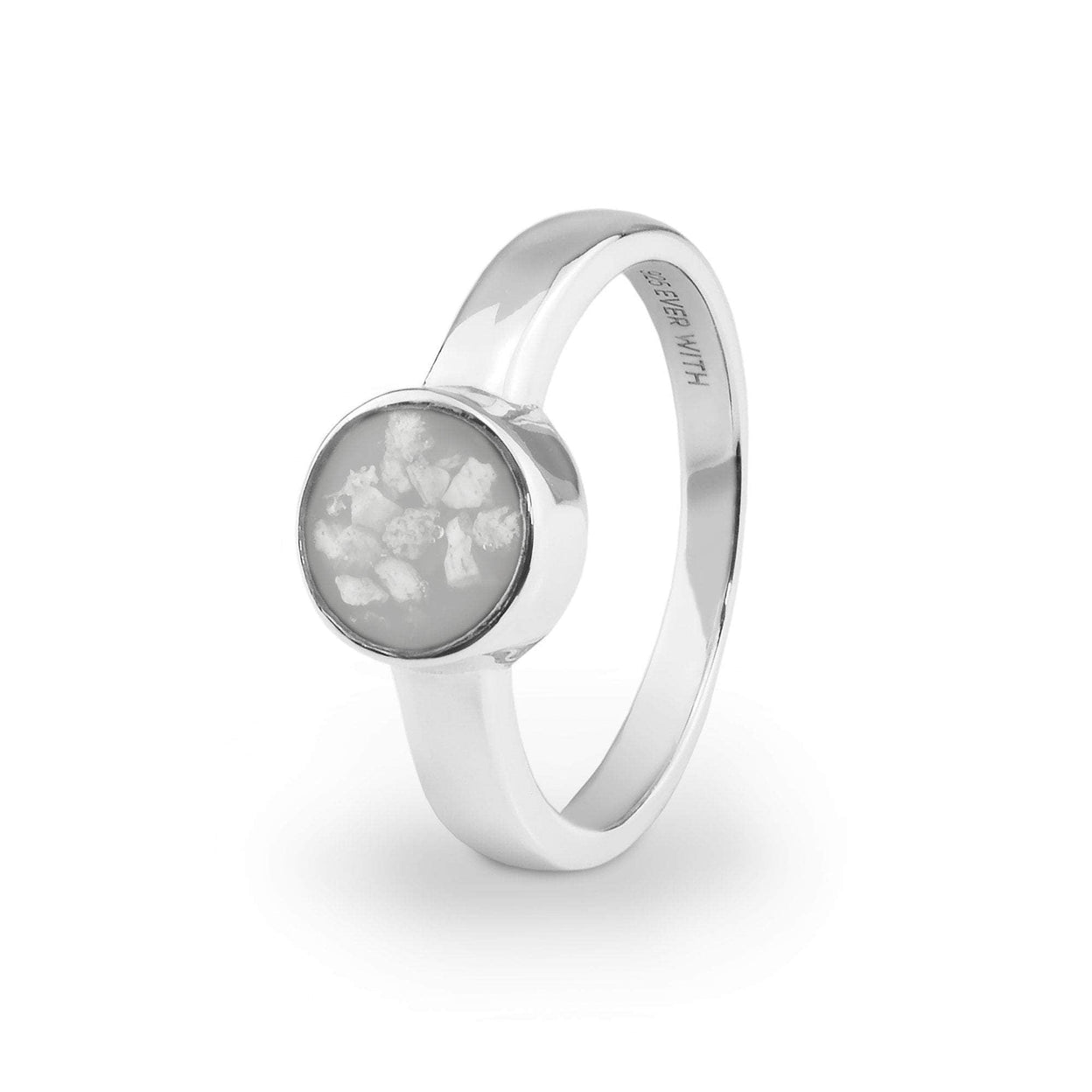 Load image into Gallery viewer, EverWith Ladies Classic Round Memorial Ashes Ring