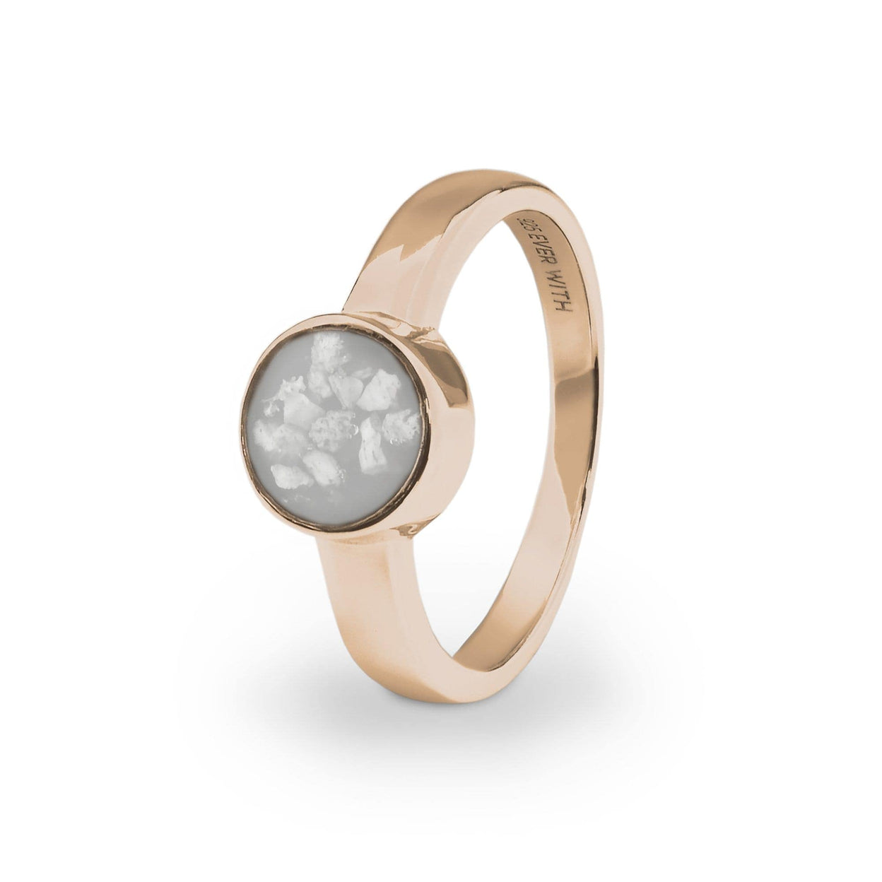 Load image into Gallery viewer, EverWith Ladies Classic Round Memorial Ashes Ring