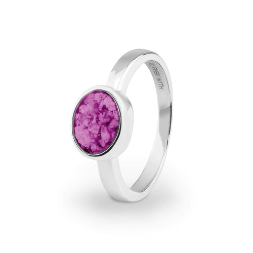 EverWith Ladies Oval Memorial Ashes Ring