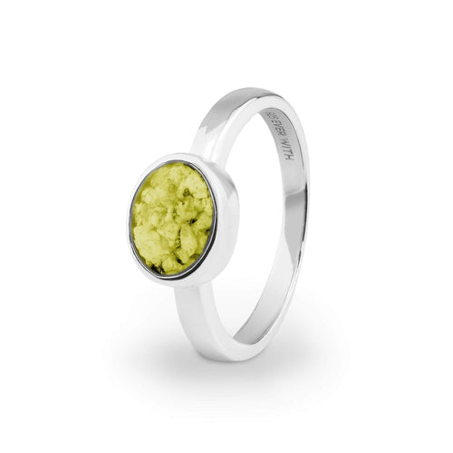 EverWith Ladies Oval Memorial Ashes Ring