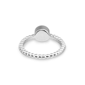 EverWith Ladies Round Bubble Band Memorial Ashes Ring