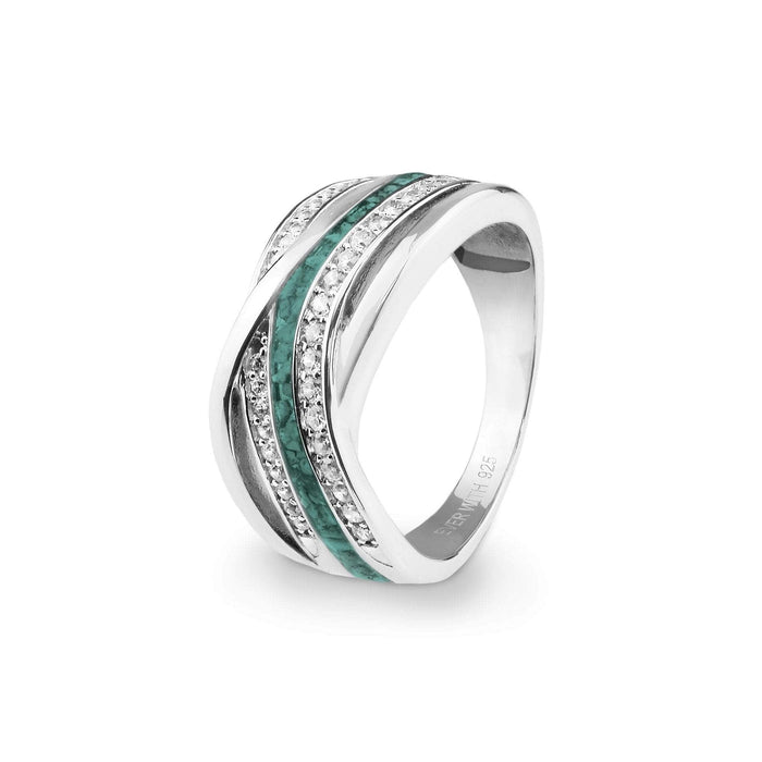 EverWith Ladies Waves Memorial Ashes Ring