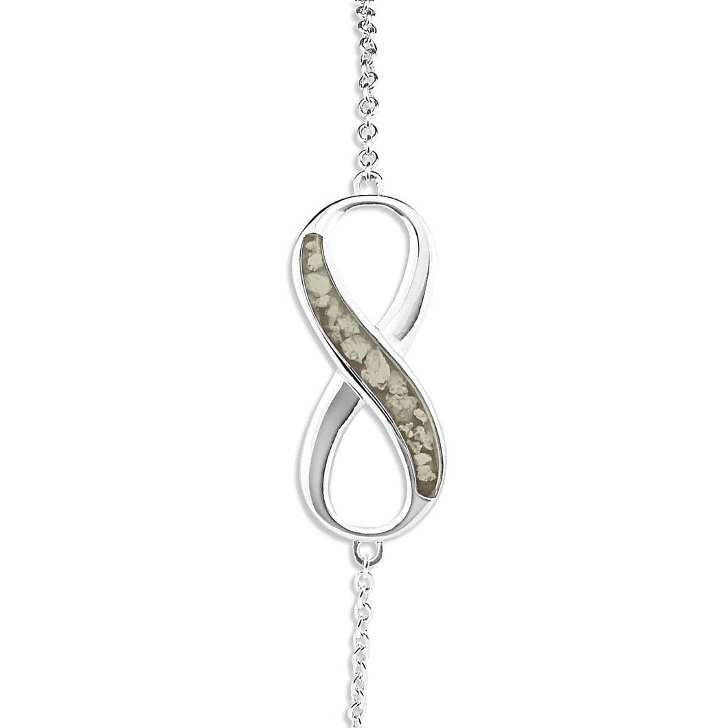 EverWith Ladies Infinity Memorial Ashes Bracelet