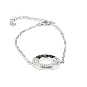 EverWith Ladies Eternal Memorial Ashes Bracelet with Fine Crystals