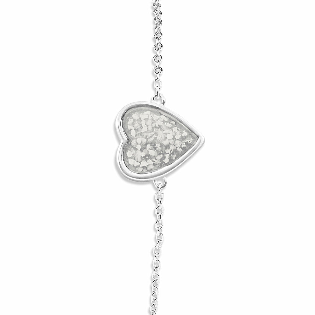 EverWith Ladies Heart Memorial Ashes Bracelet