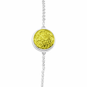 EverWith Ladies Classic Round Memorial Ashes Bracelet