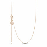 EverWith Single Curb Diamond Cut Chain 9k Rose Gold