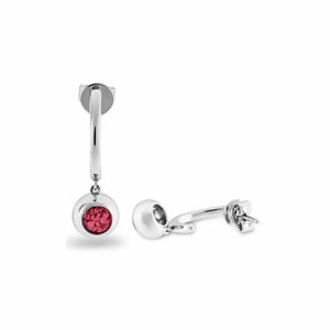 EverWith Ladies Rondure Crescent Memorial Ashes Earrings