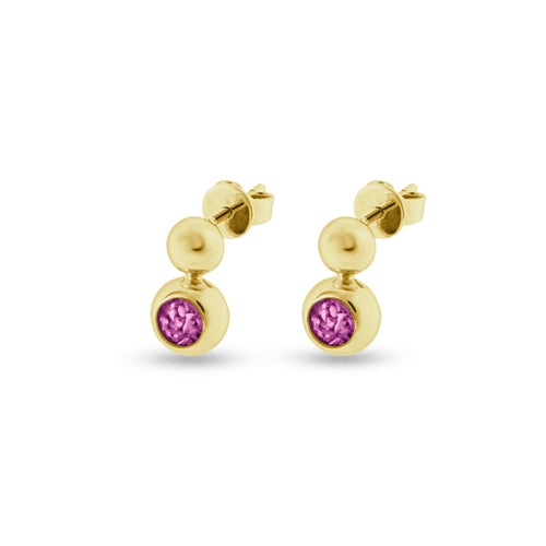 EverWith Ladies Rondure Drop Memorial Ashes Earrings