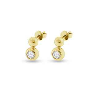 EverWith Ladies Rondure Drop Memorial Ashes Earrings