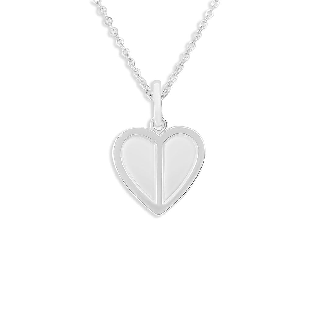 Load image into Gallery viewer, EverWith Engraved Half Heart Handprint or Footprint Memorial Pendant